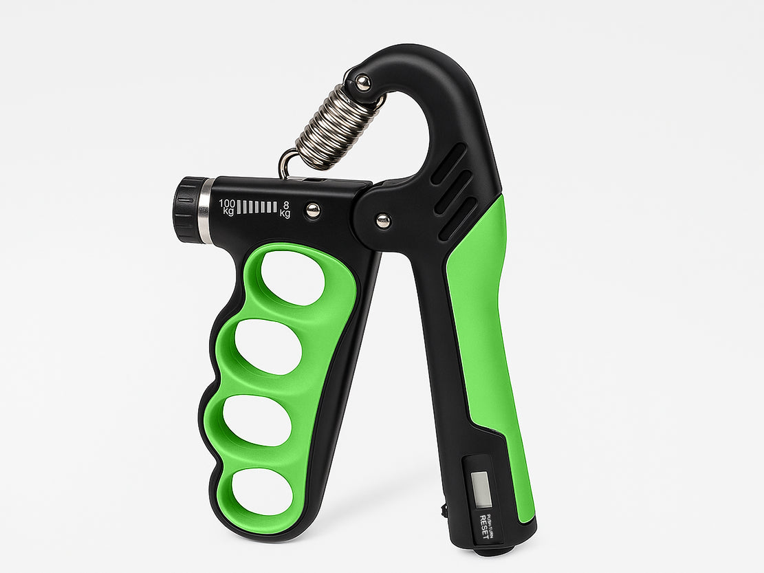 Grip Lab Pro Adjustable Hand Grip Strengthener 5–100kg Resistance + Rep Counter