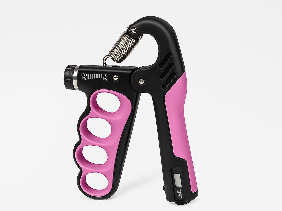 Grip Lab Pro Adjustable Hand Grip Strengthener 5–100kg Resistance + Rep Counter