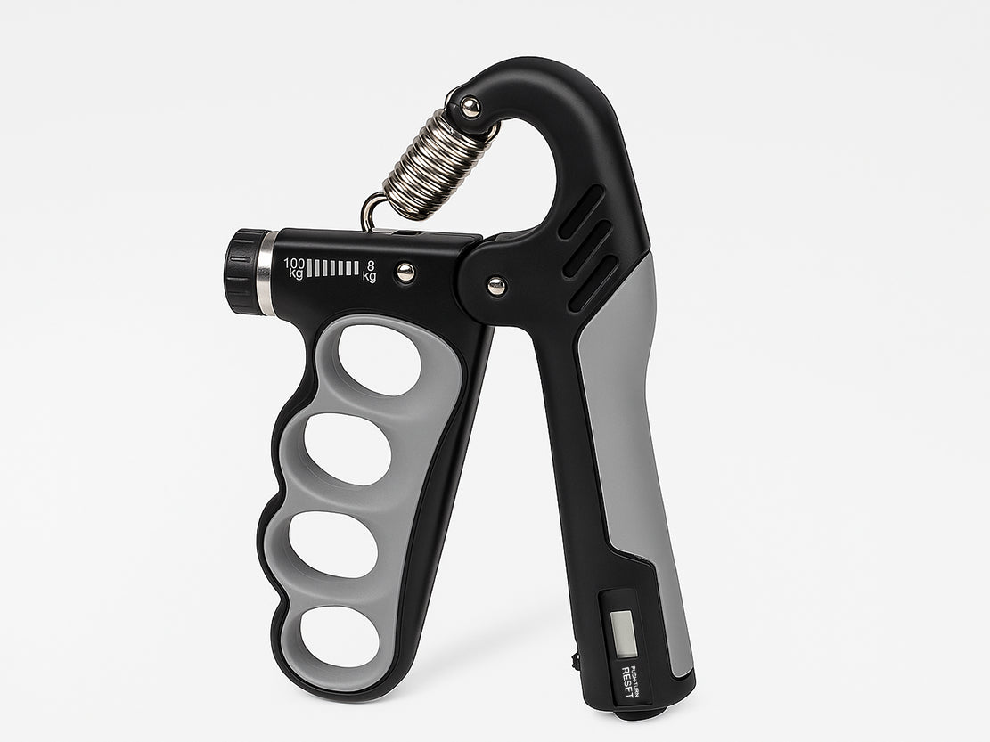 Grip Lab Pro Adjustable Hand Grip Strengthener 5–100kg Resistance + Rep Counter